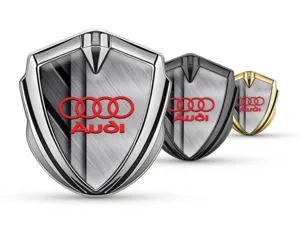 Audi Badge Autoadesivo Stile Tuning Lucido Top